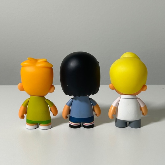 Kidrobot Series 1 Bob's Burgers Mini Figures 3" Ollie Tina Hugo Set of 3 (21C) - Picture 2 of 7